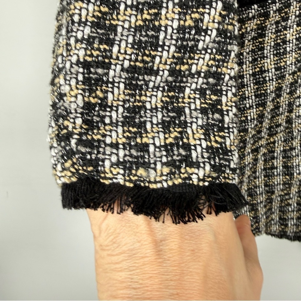 H&M Checkered Long Blazer/Coat, Size 4, Great Condition! - Picture 4 of 10